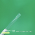 Transport Swab Tube Wooden Stick Cotton Tip CE